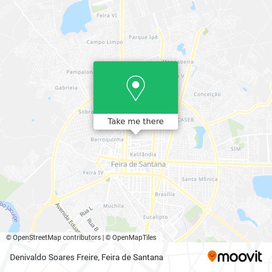 Denivaldo Soares Freire map