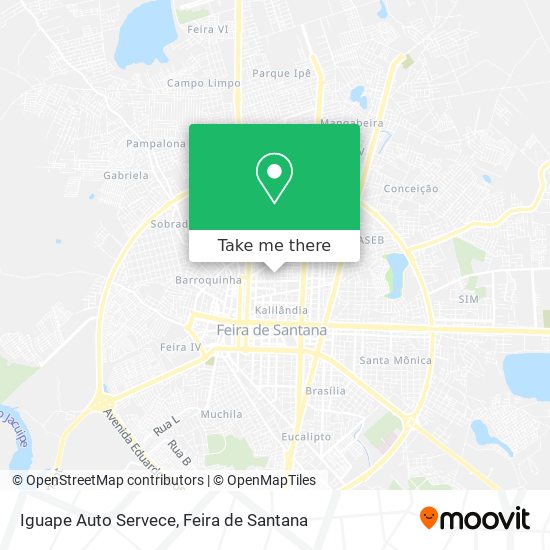 Iguape Auto Servece map