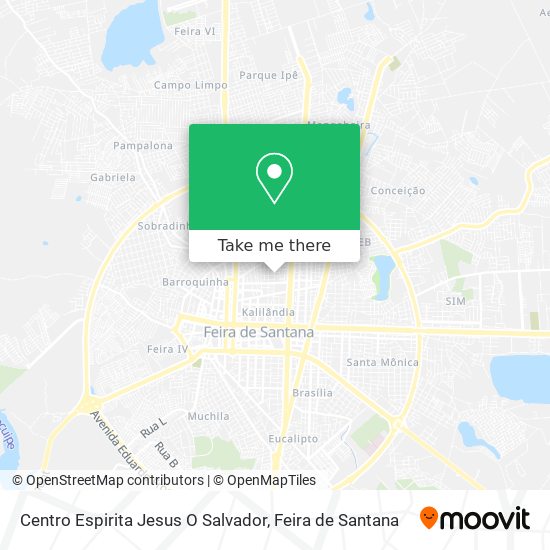 Centro Espirita Jesus O Salvador map