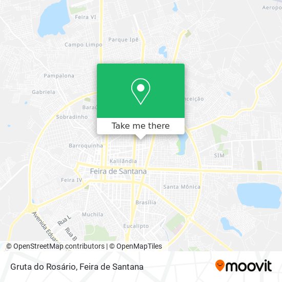 Gruta do Rosário map