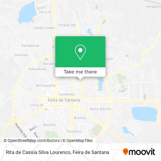 Rita de Cassia Silva Lourenco map