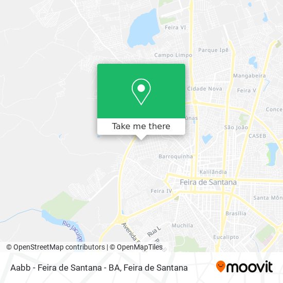 Aabb - Feira de Santana - BA map