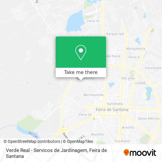 Verde Real - Servicos de Jardinagem map