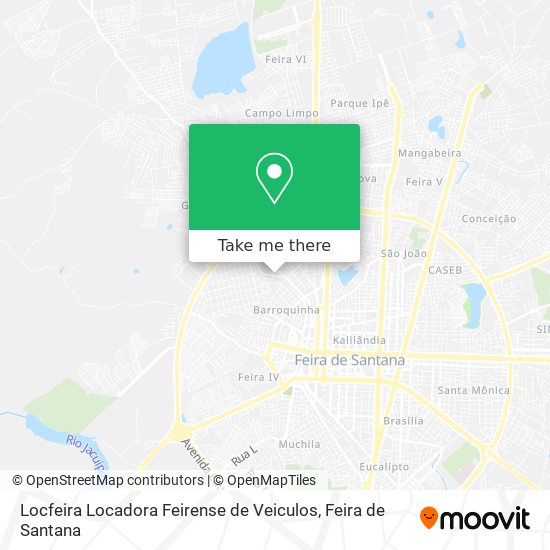 Locfeira Locadora Feirense de Veiculos map