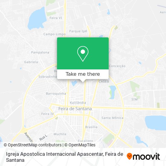 Igreja Apostolica Internacional Apascentar map