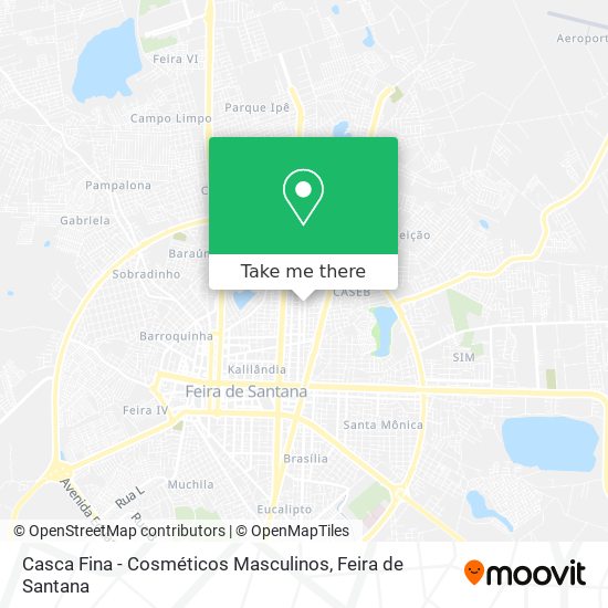 Casca Fina - Cosméticos Masculinos map
