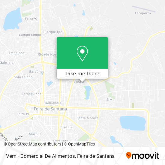 Vem - Comercial De Alimentos map