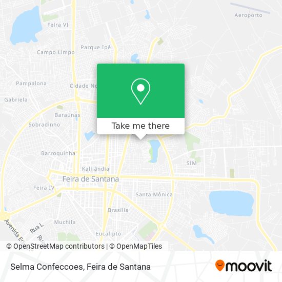 Selma Confeccoes map