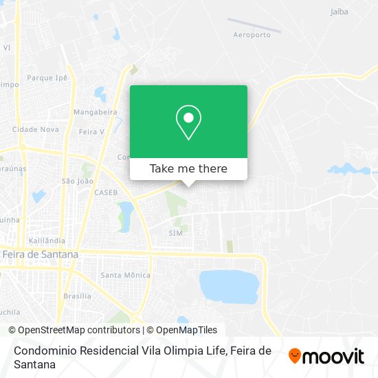 Condominio Residencial Vila Olimpia Life map