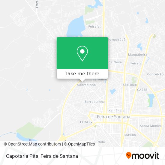 Capotaria Pita map
