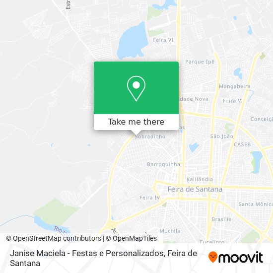 Janise Maciela - Festas e Personalizados map
