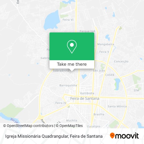 Igreja Missionária Quadrangular map