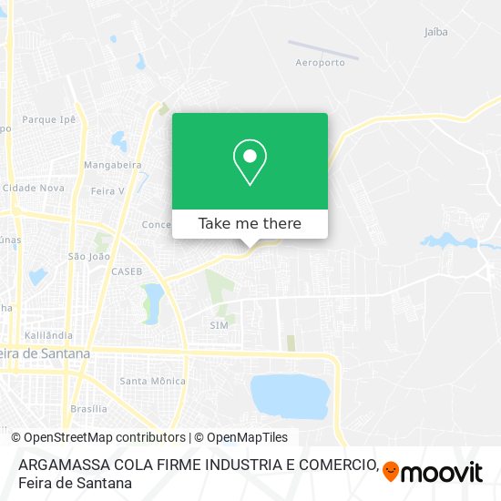 ARGAMASSA COLA FIRME INDUSTRIA E COMERCIO map