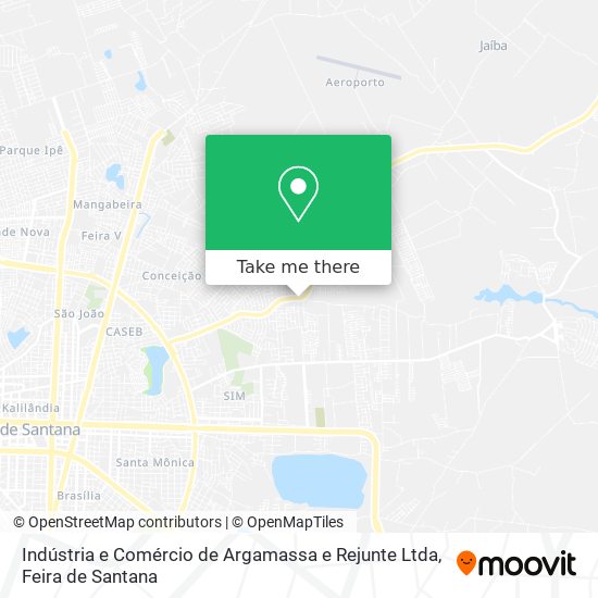 Indústria e Comércio de Argamassa e Rejunte Ltda map