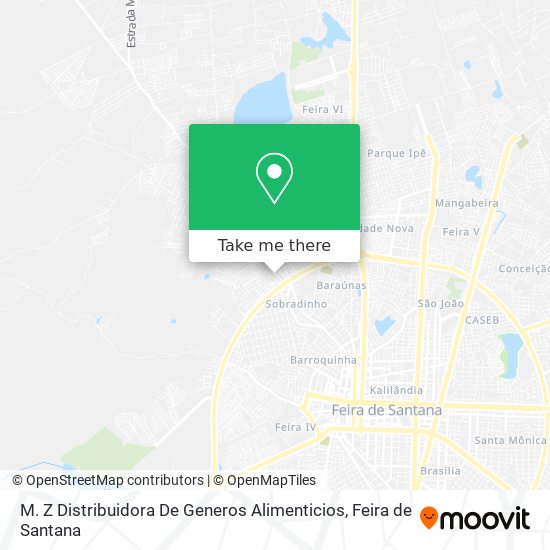 M. Z Distribuidora De Generos Alimenticios map