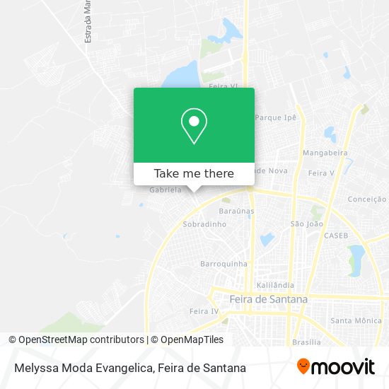 Melyssa Moda Evangelica map