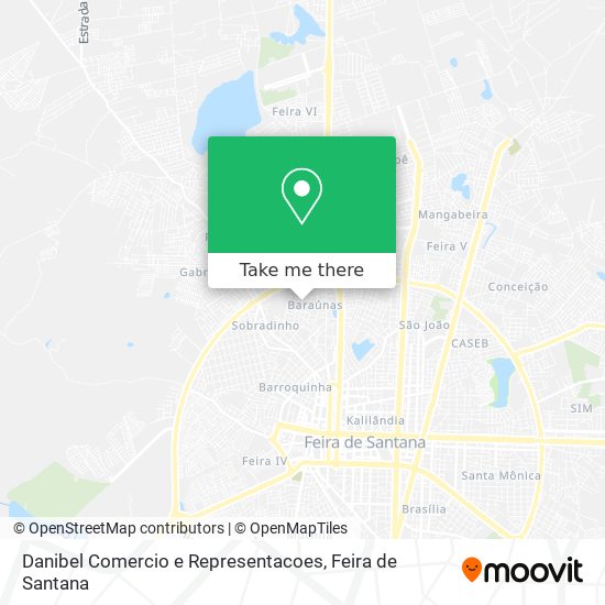 Danibel Comercio e Representacoes map