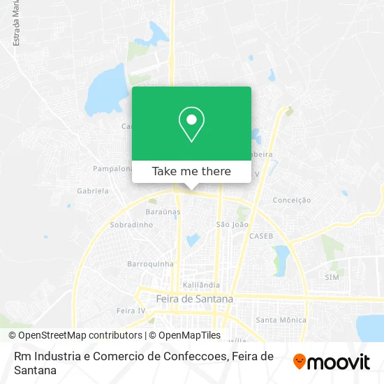 Rm Industria e Comercio de Confeccoes map