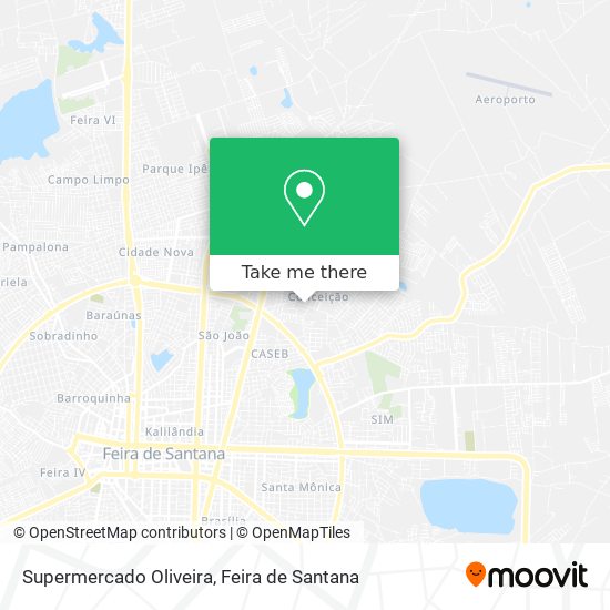 Supermercado Oliveira map
