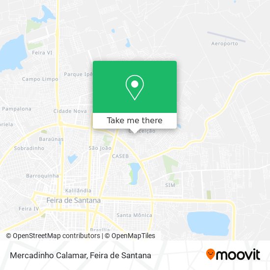 Mercadinho Calamar map