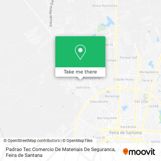 Padrao Tec Comercio De Materiais De Seguranca map