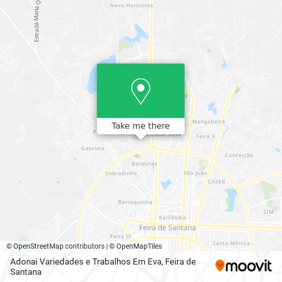 Adonai Variedades e Trabalhos Em Eva map