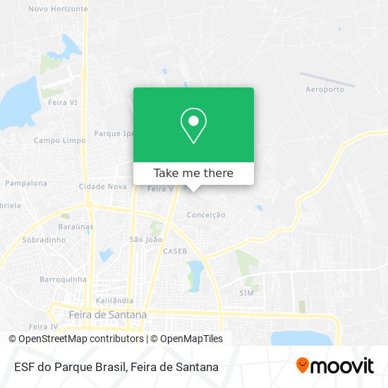 ESF do Parque Brasil map