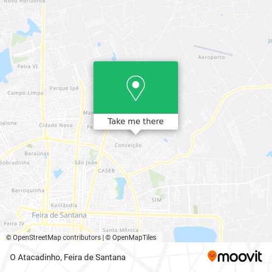 O Atacadinho map