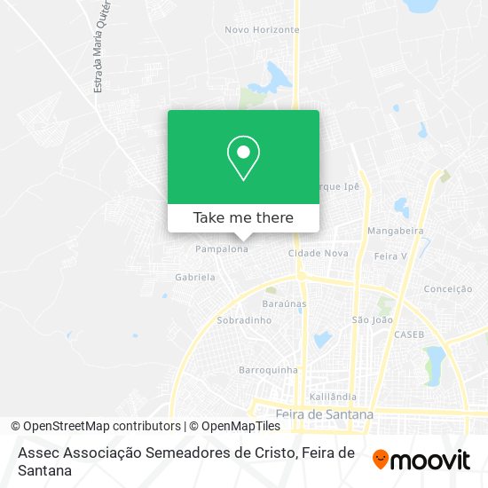 Assec Associação Semeadores de Cristo map