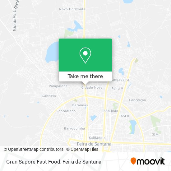 Gran Sapore Fast Food map