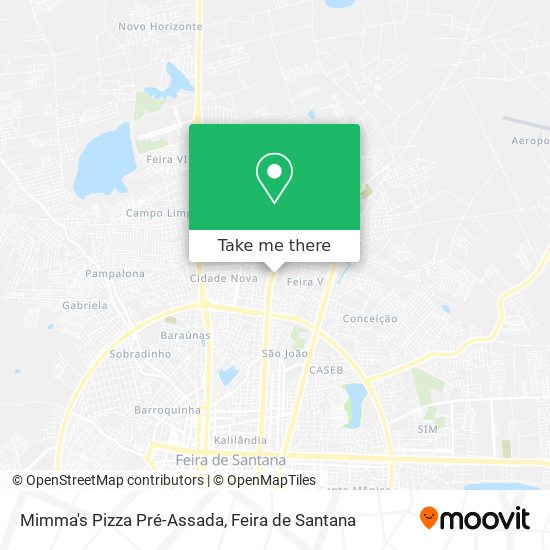 Mimma's Pizza Pré-Assada map