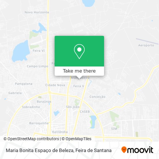 Maria Bonita Espaço de Beleza map