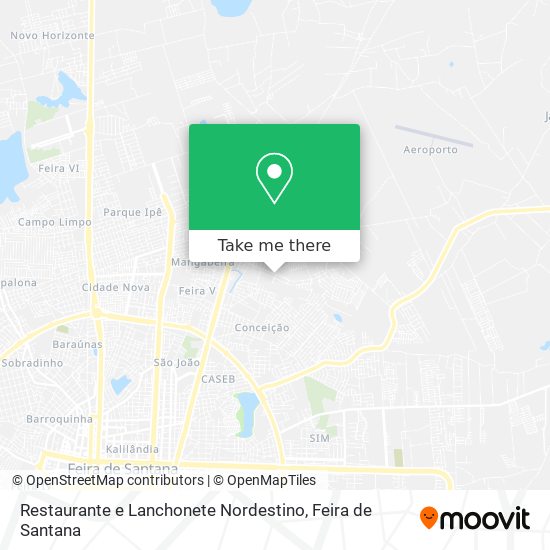 Restaurante e Lanchonete Nordestino map