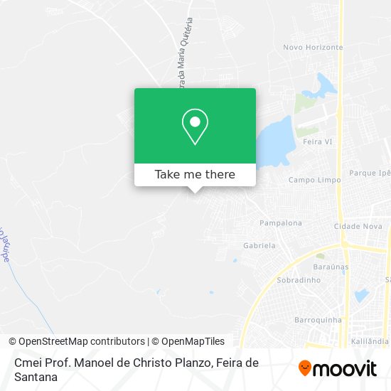Cmei Prof. Manoel de Christo Planzo map