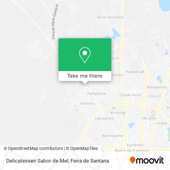 Delicatessen Sabor de Mel map