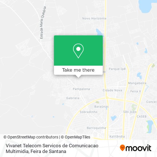 Vivanet Telecom Servicos de Comunicacao Multimidia map