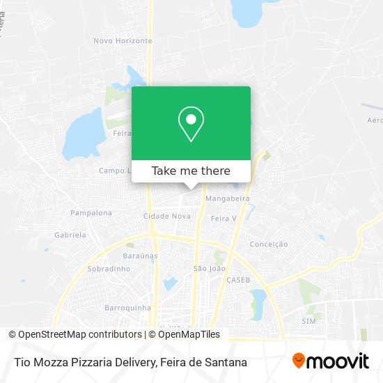 Tio Mozza Pizzaria Delivery map