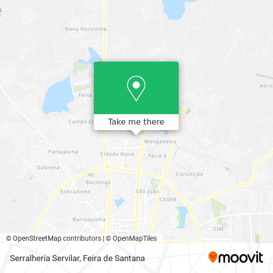 Serralheria Servilar map