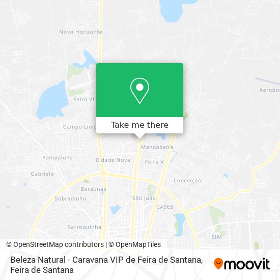 Beleza Natural - Caravana VIP de Feira de Santana map