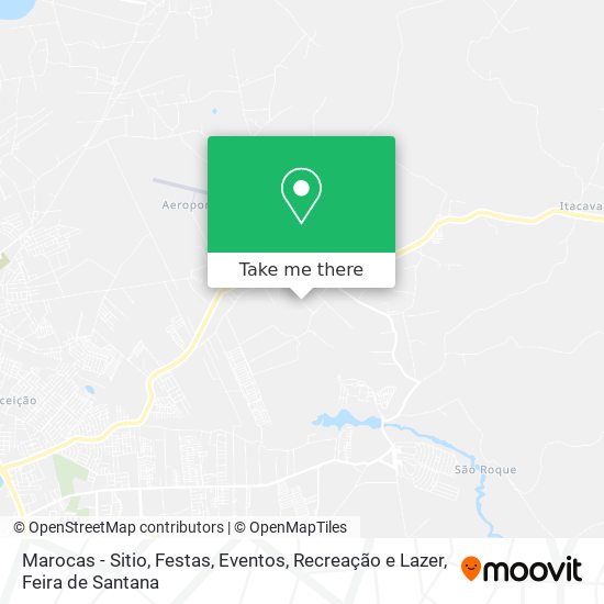Marocas - Sitio, Festas, Eventos, Recreação e Lazer map