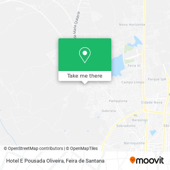 Hotel E Pousada Oliveira map