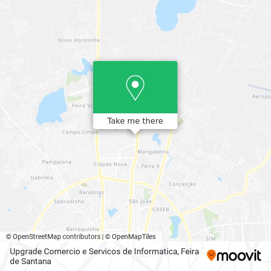 Upgrade Comercio e Servicos de Informatica map