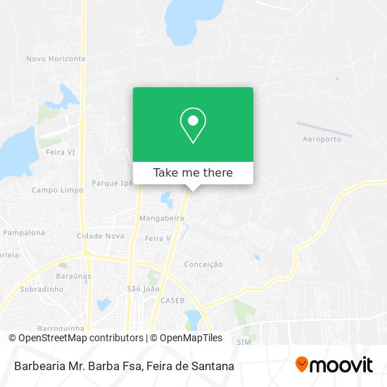 Barbearia Mr. Barba Fsa map