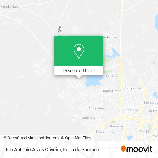 Mapa Em Antônio Alves Oliveira