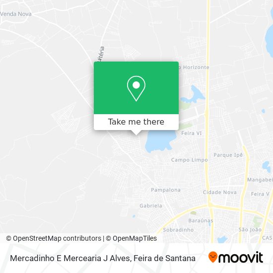 Mapa Mercadinho E Mercearia J Alves