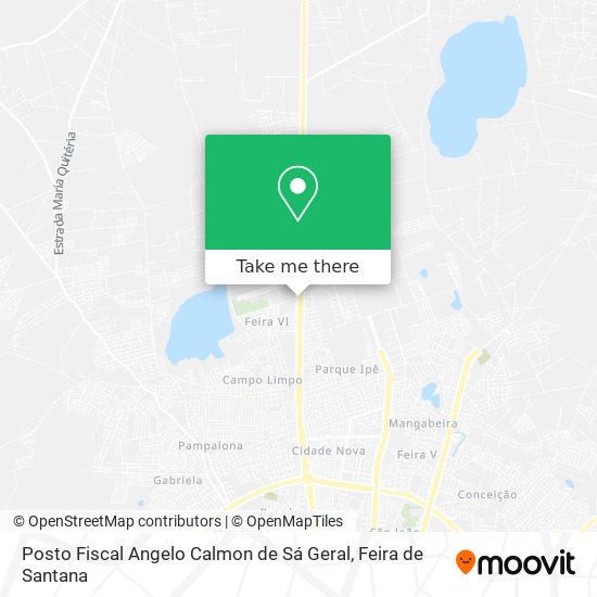 Posto Fiscal Angelo Calmon de Sá Geral map