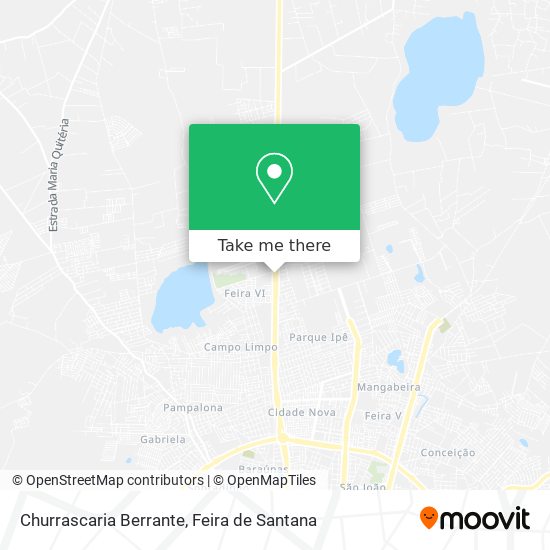 Churrascaria Berrante map