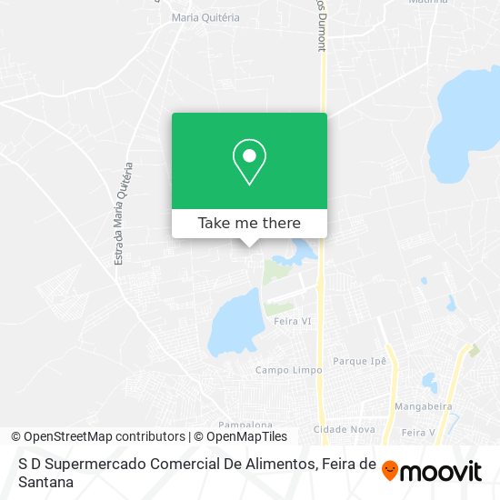 S D Supermercado Comercial De Alimentos map