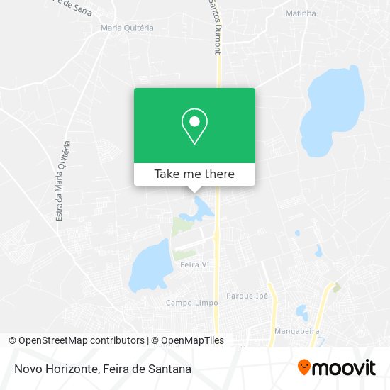 Novo Horizonte map