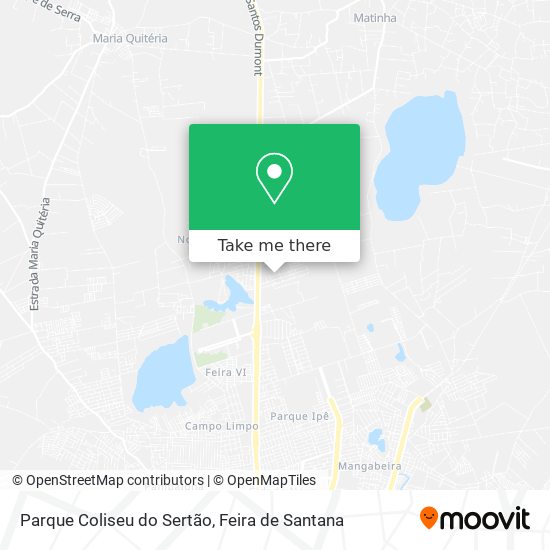 Parque Coliseu do Sertão map